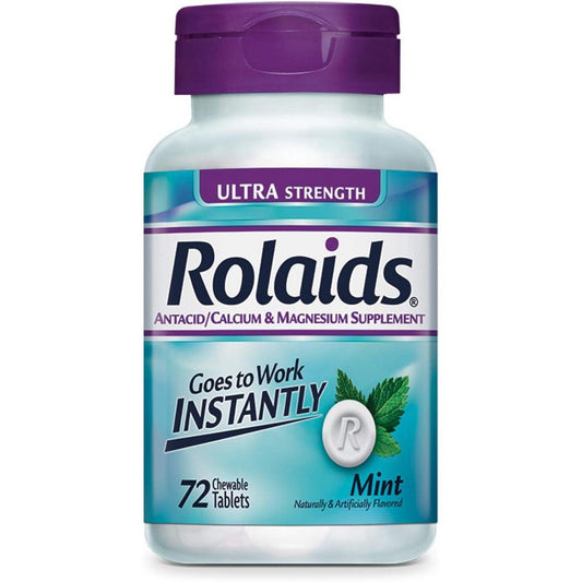 Rolaids Ultra Strength 1200, 72 Chewable Tablets Medicine & Drugs Pasteur Pharmacy