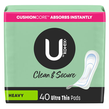 U By Kotex Ultra Thn Pa 6x40 mestrual pads Pasteur Pharmacy