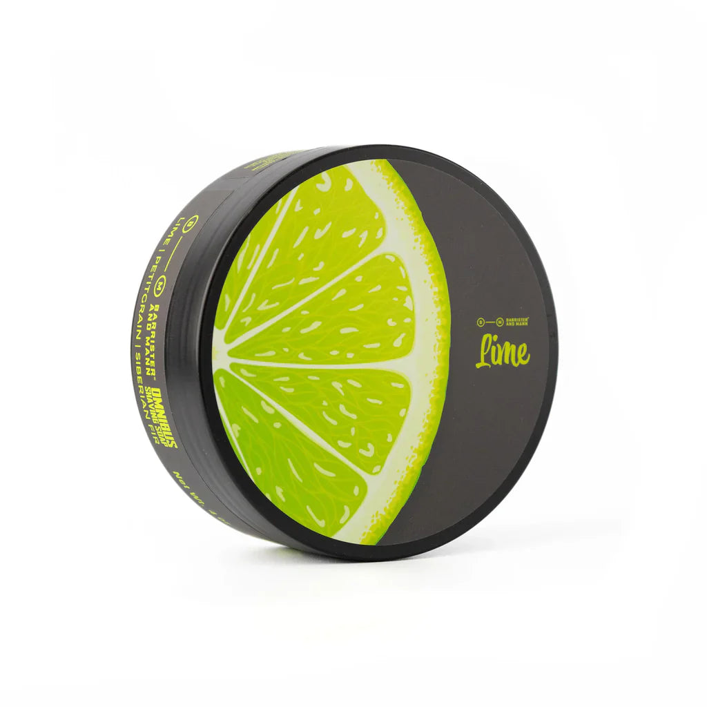 Barrister & Mann Lime Shaving Collection Shaving Set Pasteur Pharmacy Shaving Soap 4oz
