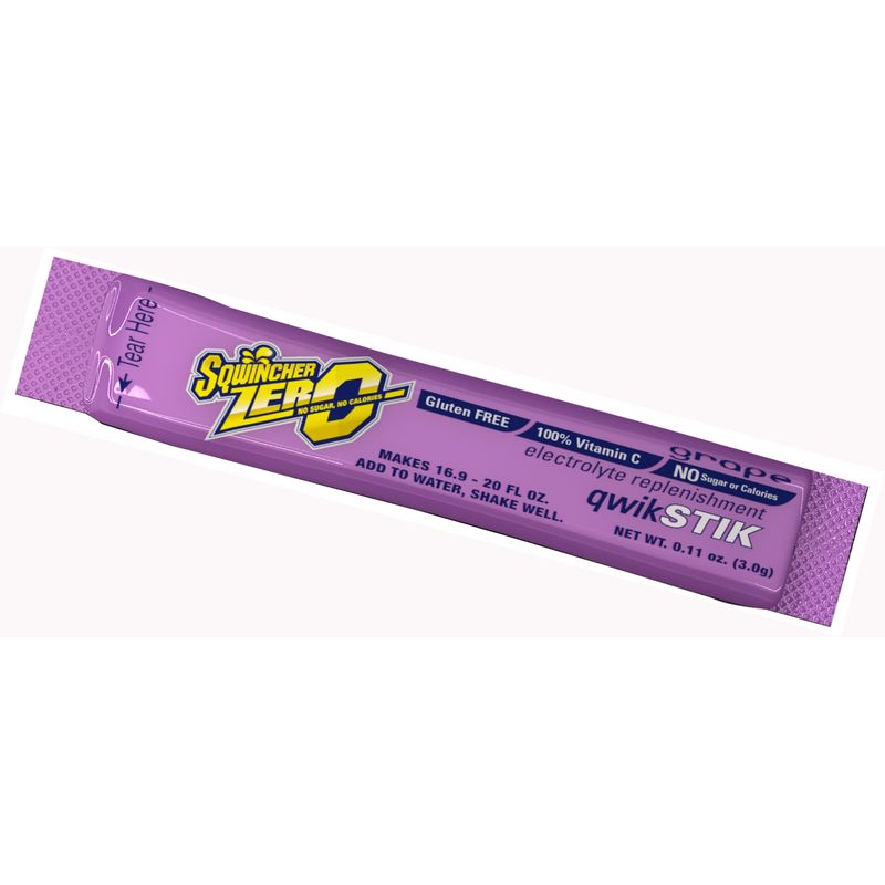 Sqwincher® Zero Qwik Stik – Sugar Free – Grape (11 0z) Grapes Pasteur Pharmacy