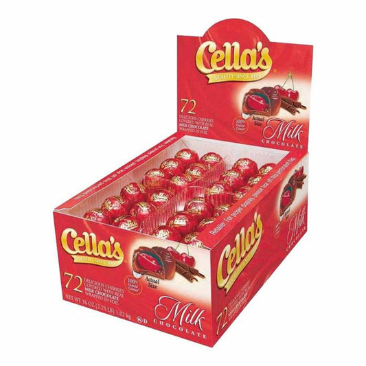 Cella's® Milk Chocolate Covered Cherries – 72 ct Box Candy & Chocolate Pasteur Pharmacy