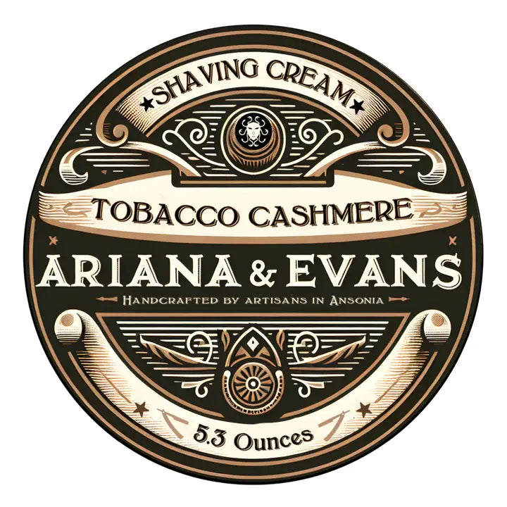 Ariana & Evans Tabacco Cashmere Shaving Collection Shaving Set Pasteur Pharmacy Shaving Soap 5.3 oz