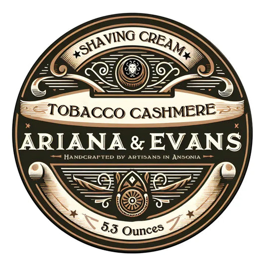 Ariana & Evans Tabacco Cashmere Shaving Collection Shaving Set Pasteur Pharmacy Shaving Soap 5.3 oz