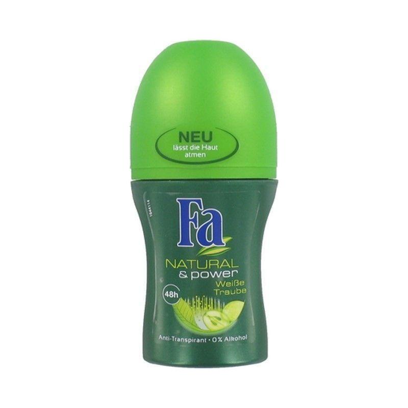 Fa Natural & Power White Grape 48h Roll-On Deodorant 50ml Personal Care Pasteur Pharmacy
