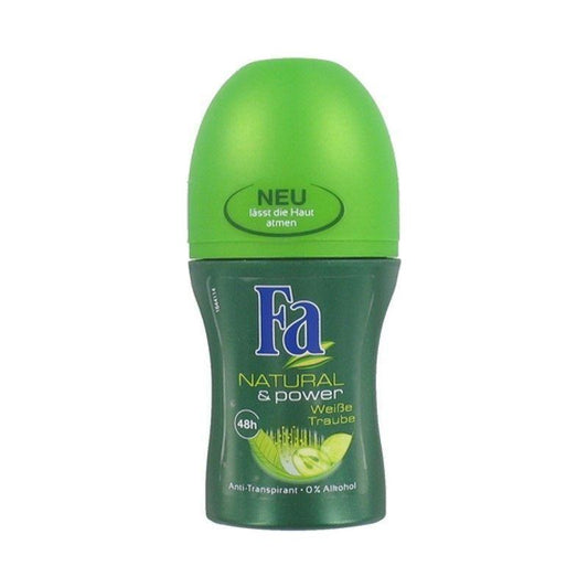 Fa Natural & Power White Grape 48h Roll-On Deodorant 50ml Personal Care Pasteur Pharmacy