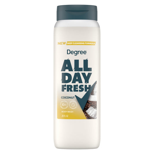 Degree All Day Fresh Coconut Body Wash 20 Oz Body Wash Pasteur Pharmacy