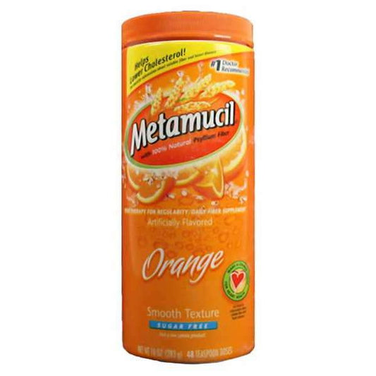Metamucil Multi-Health Psyllium Fiber Supplement Sugar-Free Powder, Orange Flavored, 48 Servings Health & Beauty Pasteur Pharmacy