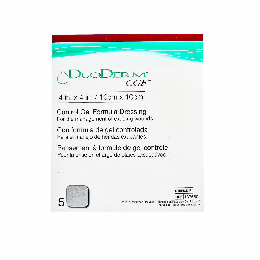 ConvaTec DuoDERM® CGF® Sterile Hydrocolloid Dressing – 4" x 4" First Aid Pasteur Pharmacy