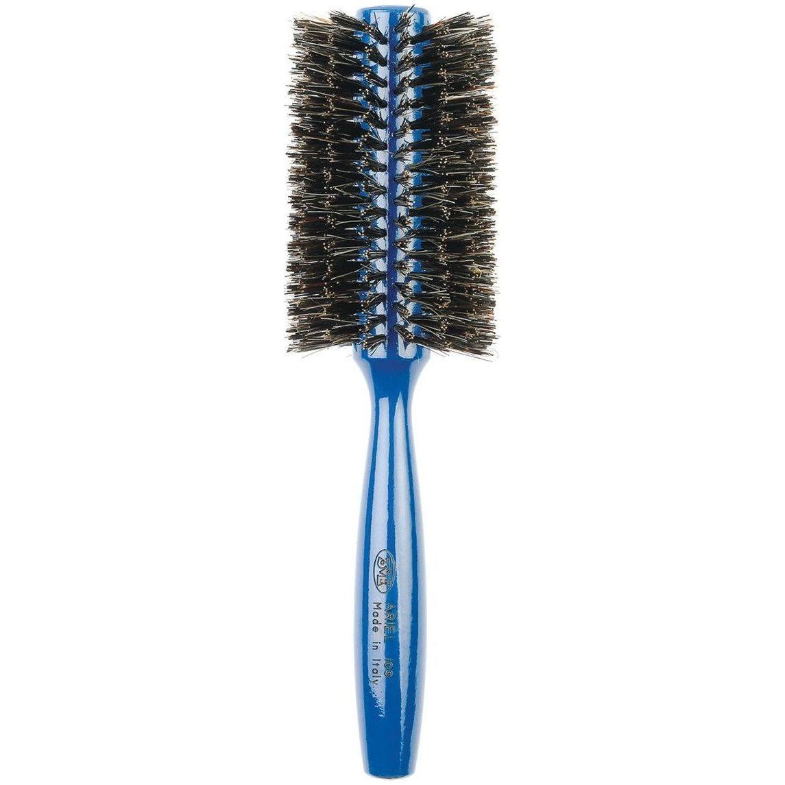 Ariel Blue Italian 3ME Round Boar Bristle Hair Brush Hair Brush Pasteur Pharmacy 3ME109 - 2.25"