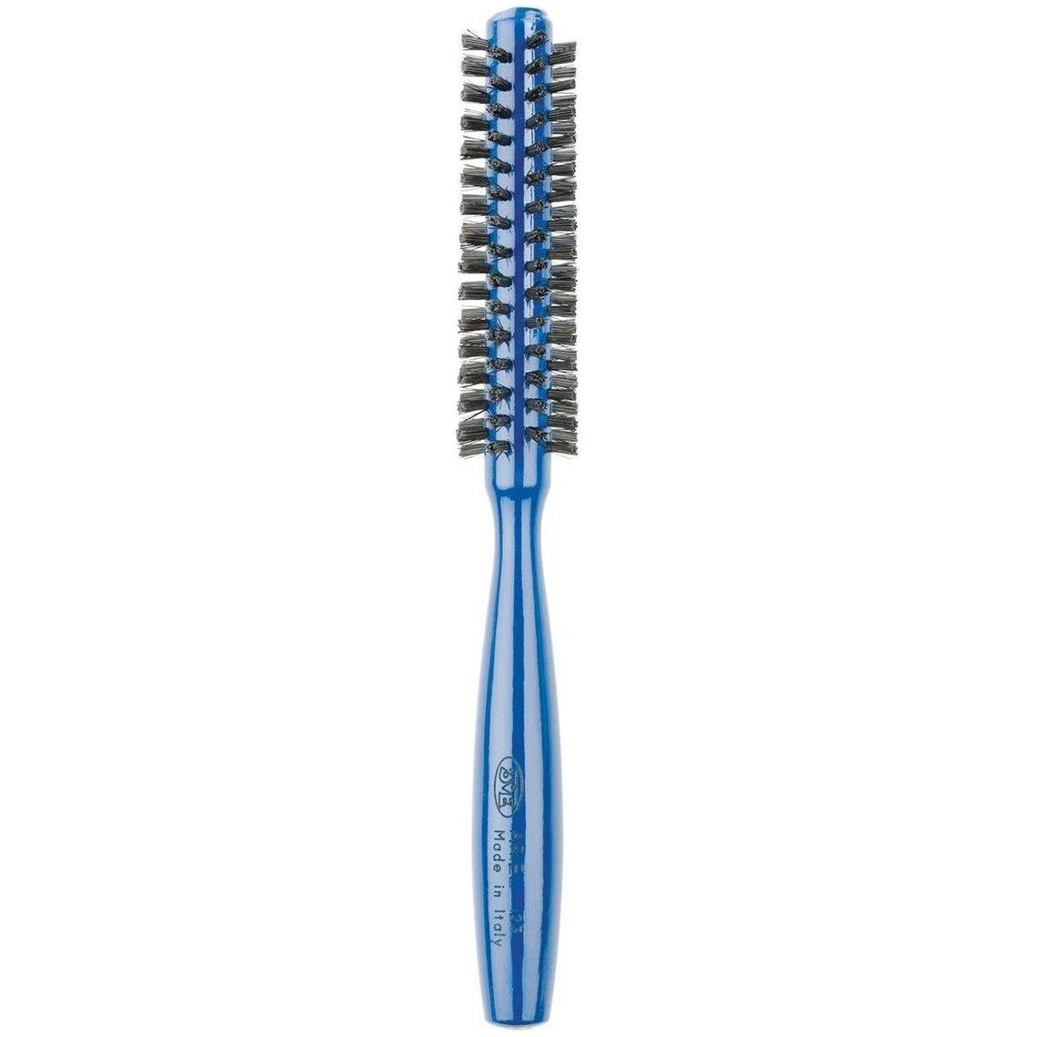 Ariel Blue Italian 3ME Round Boar Bristle Hair Brush Hair Brush Pasteur Pharmacy 3ME123 -1.25"
