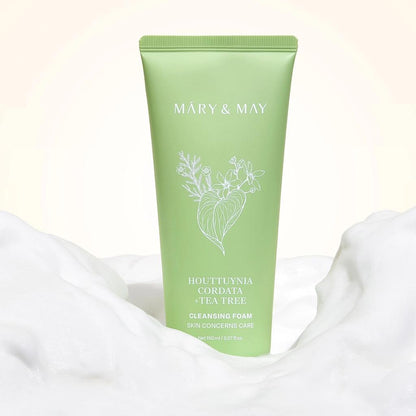 Mousse nettoyante Mary & May Houttuynia Cordata & Tea Tree 150 ml