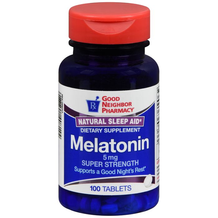 GNP Melatonin Tablets, 5 mg, Unit Dose (UD), 100 Count (10 x 10 Blister Packs) Medicine & Drugs Pasteur Pharmacy