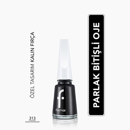 Esmalte de uñas Flormar: Esmalte de alta pigmentación, larga duración y resistente a las grietas - Color intenso, acabado brillante para unas uñas deslumbrantes