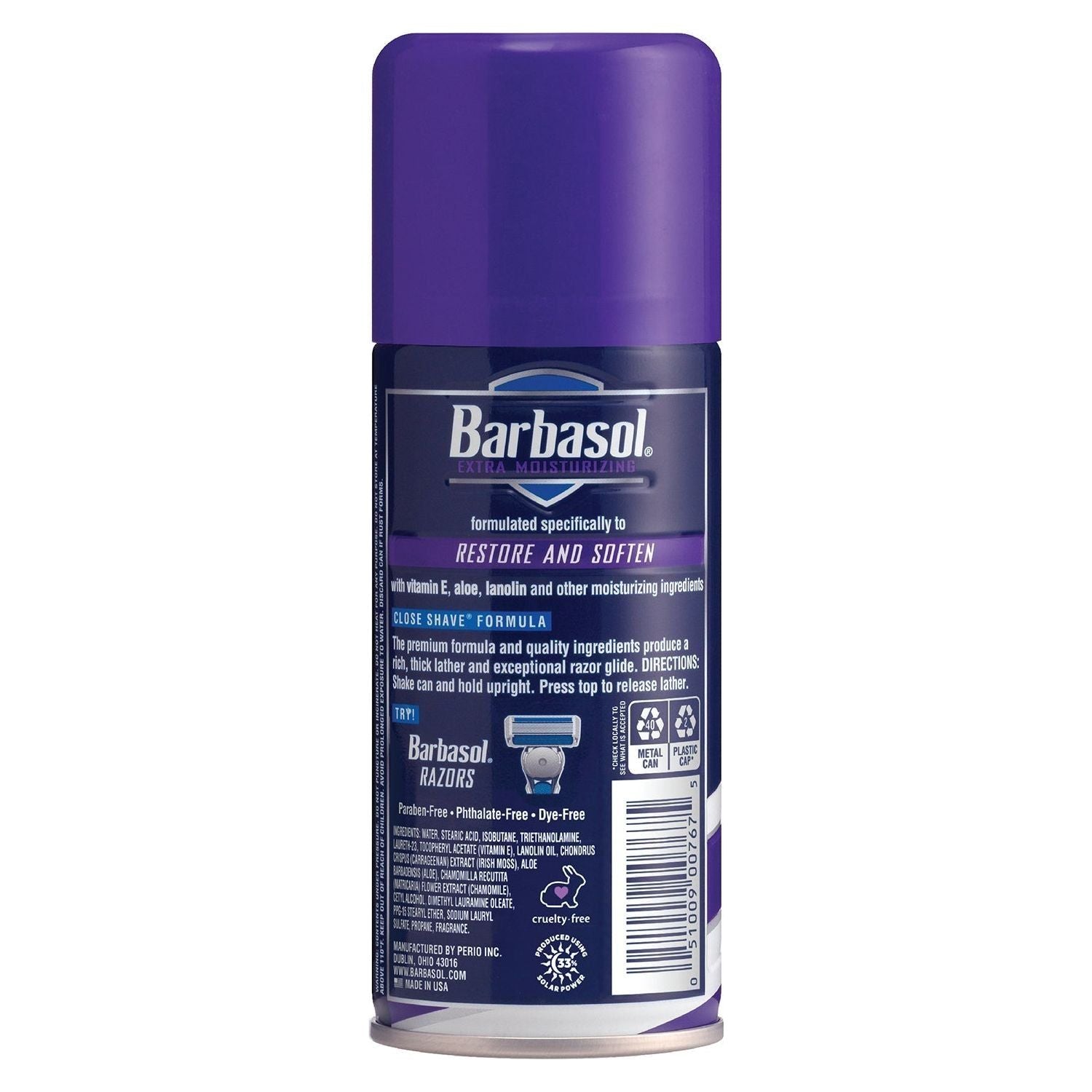 Barbasol Thick & Rich Shaving Cream, Extra Moisturizing 7 Oz Shaving Cream Pasteur Pharmacy