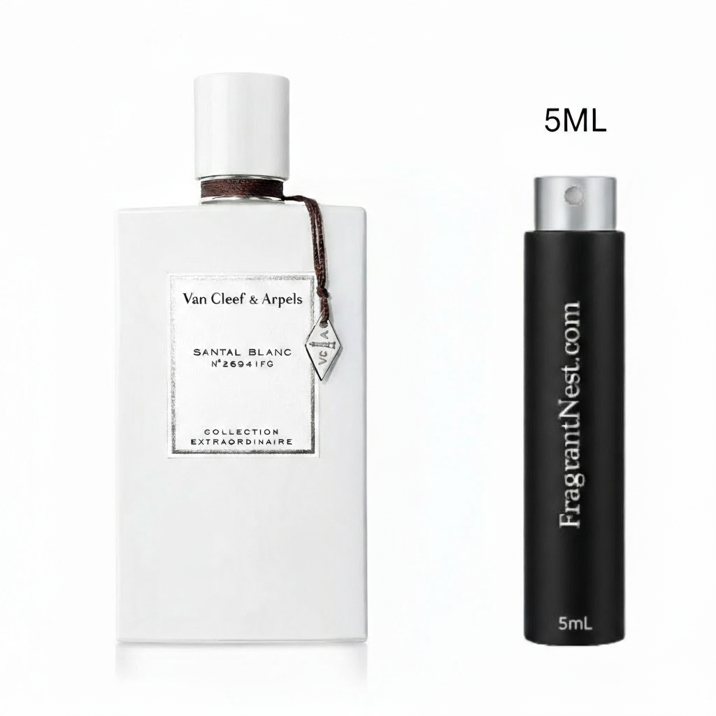 Van Cleef & Arpels Santal Blanc Eau De Parfum Travel Spray | Sample Fragrant Nest 5mL Travel Size (75 Sprays)