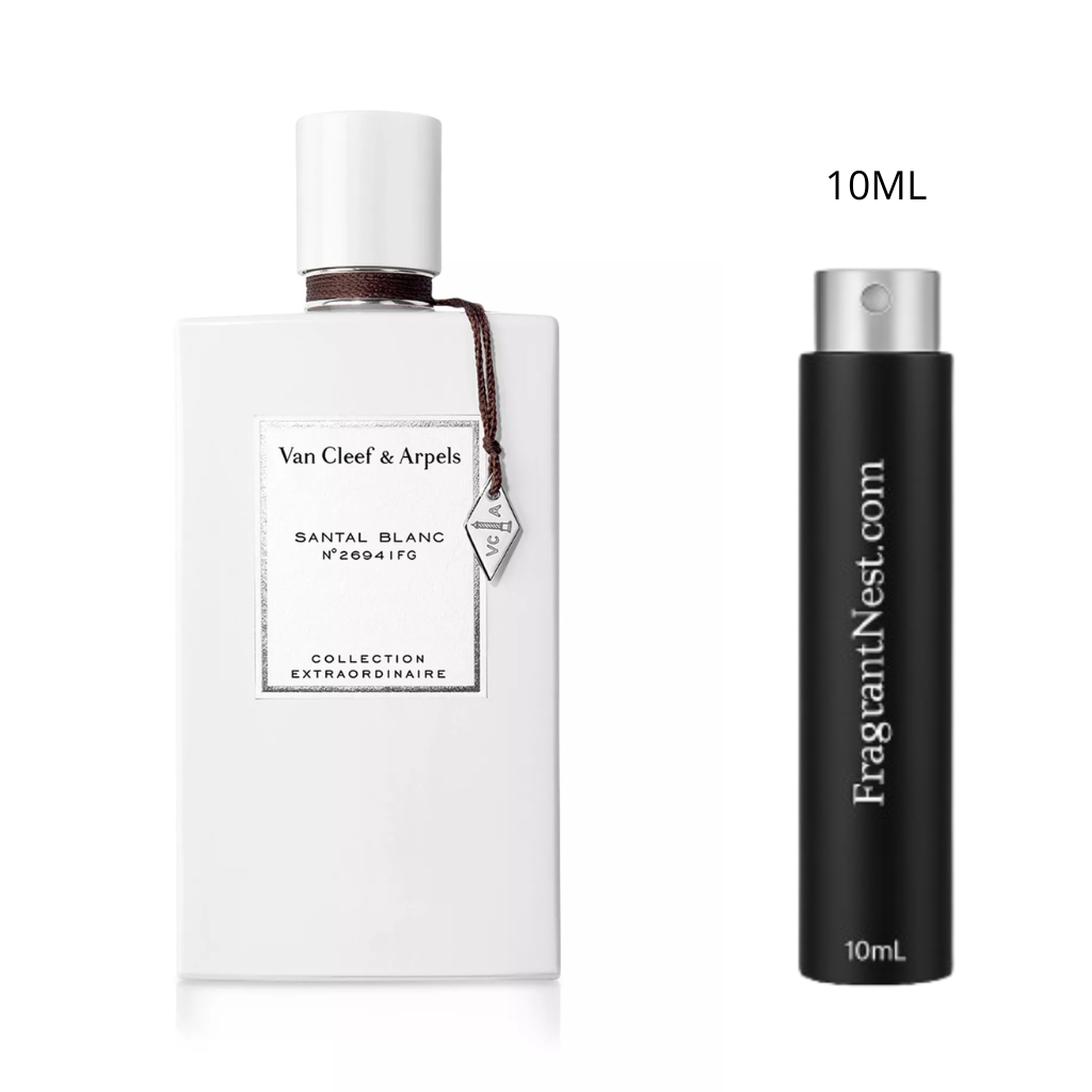 Van Cleef & Arpels Santal Blanc Eau De Parfum Travel Spray | Sample Fragrant Nest 10mL Glass Spray (150 Sprays)