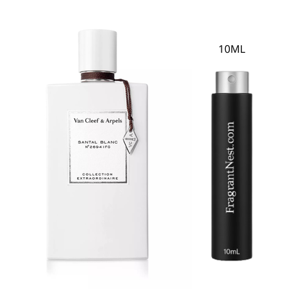 Van Cleef & Arpels Santal Blanc Eau De Parfum Travel Spray | Sample Fragrant Nest 10mL Glass Spray (150 Sprays)