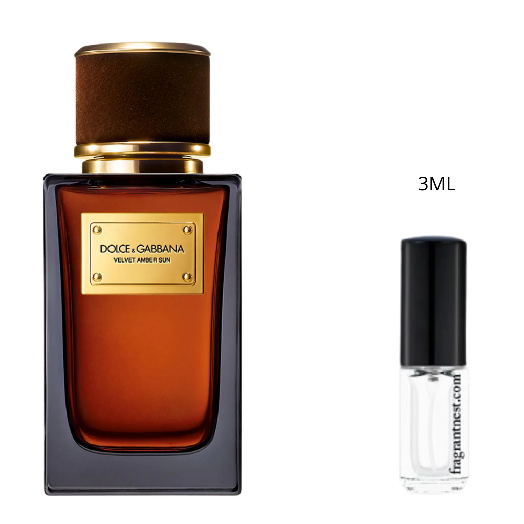 Dolce & Gabbana Velvet Amber Sun Eau De Parfum Travel Spray | Sample
