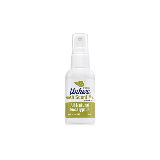 Unker's Original Fresh Scent Mist Natural Eucalyptus Therapeutic Spray 2 oz Eucalyptus Mist Pasteur Pharmacy