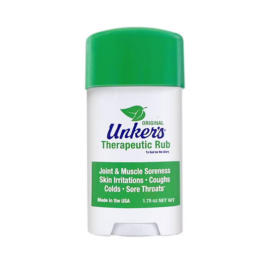 Unker's Therapeutic Rub No-Mess Stick 1.75 Oz Therapeutic Rub Pasteur Pharmacy
