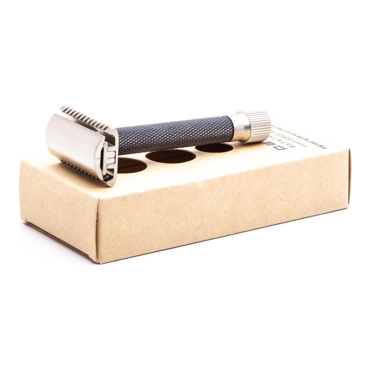 Parker Variant Adjustable Open Comb Safety Razor - Graphite [VAR GR OC] Safety Razor Pasteur Pharmacy