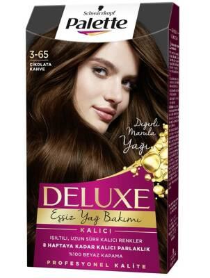 Palette Deluxe 3-65 Chocolate Brown Hair Dye - Chocolate Brown Hair Color for Rich, Warm Shades