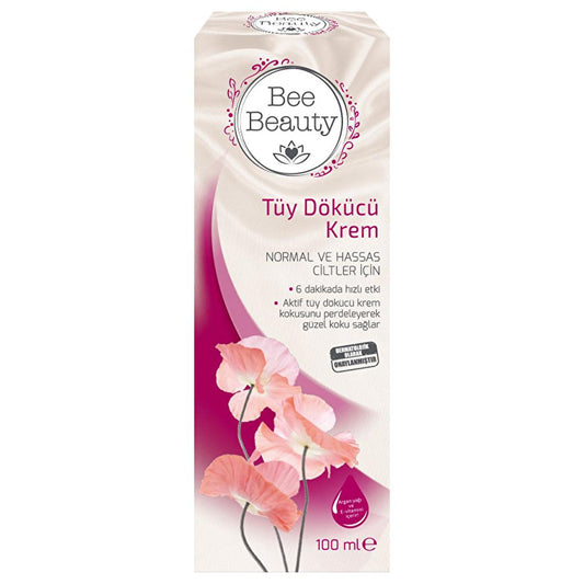 Crème dépilatoire Bee Beauty pour peaux sensibles - Solution d'épilation douce, rapide et indolore