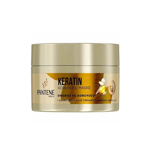 Mascarilla capilar Pantene Keratin Repair & Protect: Fortalece, repara el cabello dañado, reduce la rotura, 200 ml/6,76 fl oz
