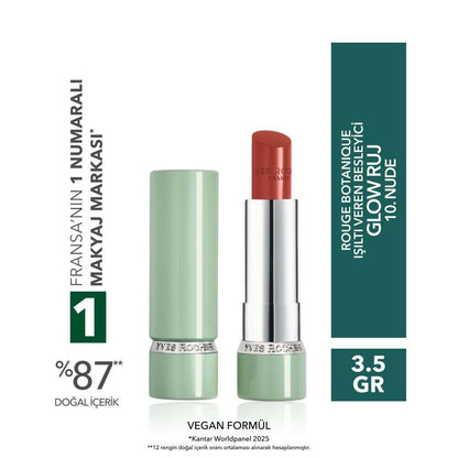 Yves Rocher Rouge Botanique Glow Lipstick in 10 Nude - 3.5g