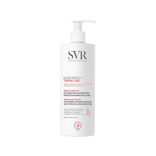 SVR Topialyse Baume Protect+ Moisturizing Balm for Dry & Atopic Skin - Soothing Relief & Long-Lasting Hydration - 13.53 fl oz