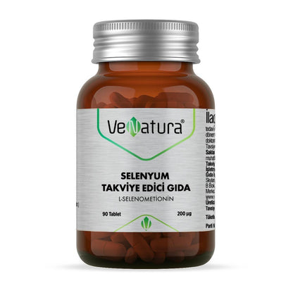 Venatura Selenio: 90 comprimidos, 90 mcg - Apto para veganos y vegetarianos para uso diario