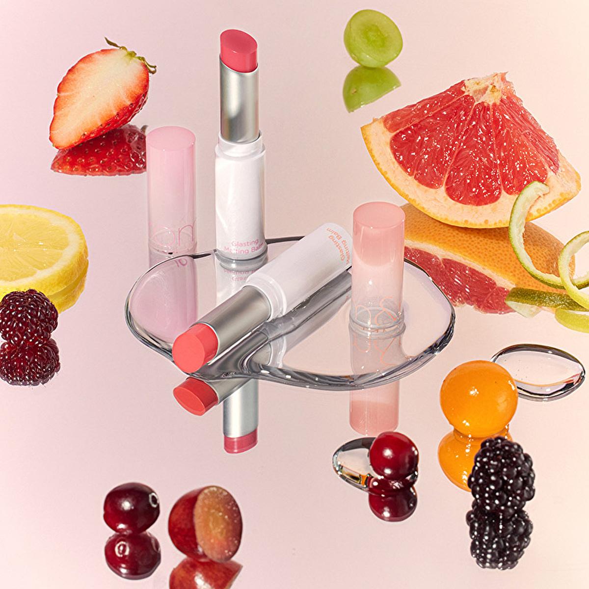 rom&nd Glasting Melting Balm - Vegan Colored Lip Moisturizer with Sheer Gloss Finish