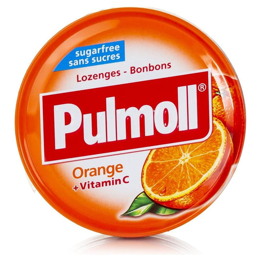 Pulmoll Orange + Vitamin C Sugar Free Lozenges 45g Lozenges Pasteur Pharmacy