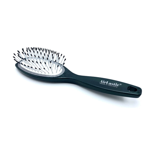 Brosse à cheveux Dural pour le coiffage et l'entretien, coussin en caoutchouc, picots en acier avec embouts en plastique