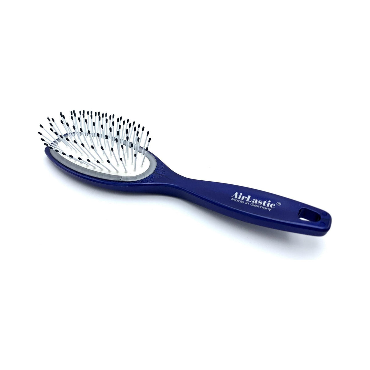 Brosse à cheveux Dural pour le coiffage et l'entretien, coussin en caoutchouc, picots en acier avec embouts en plastique