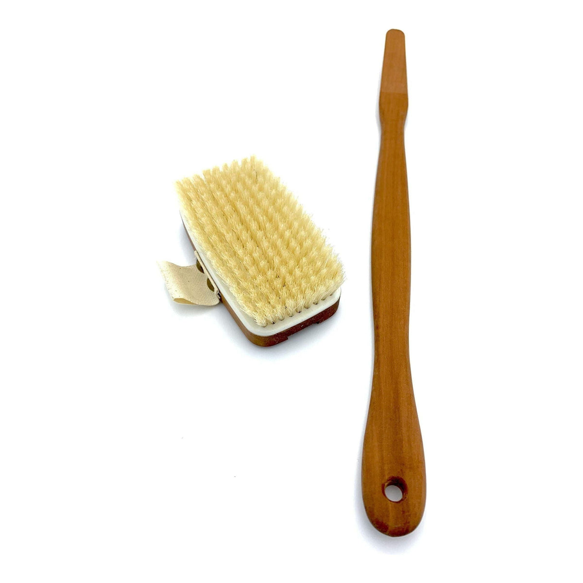 Brosse de bain Dural en bois de poirier et soies 100 % naturelles