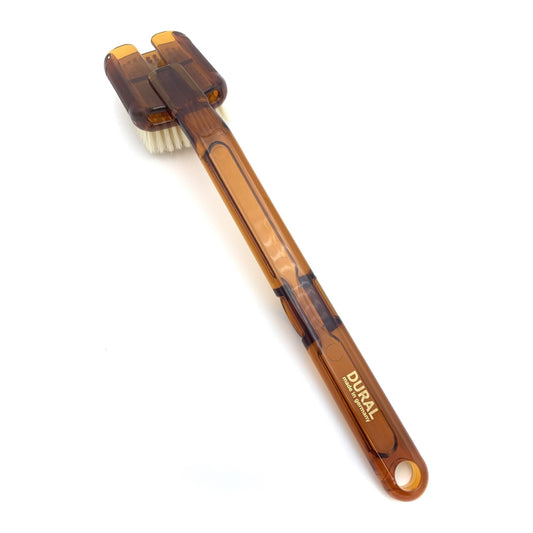 Brosse de bain Dural avec manche en plastique (ambre)