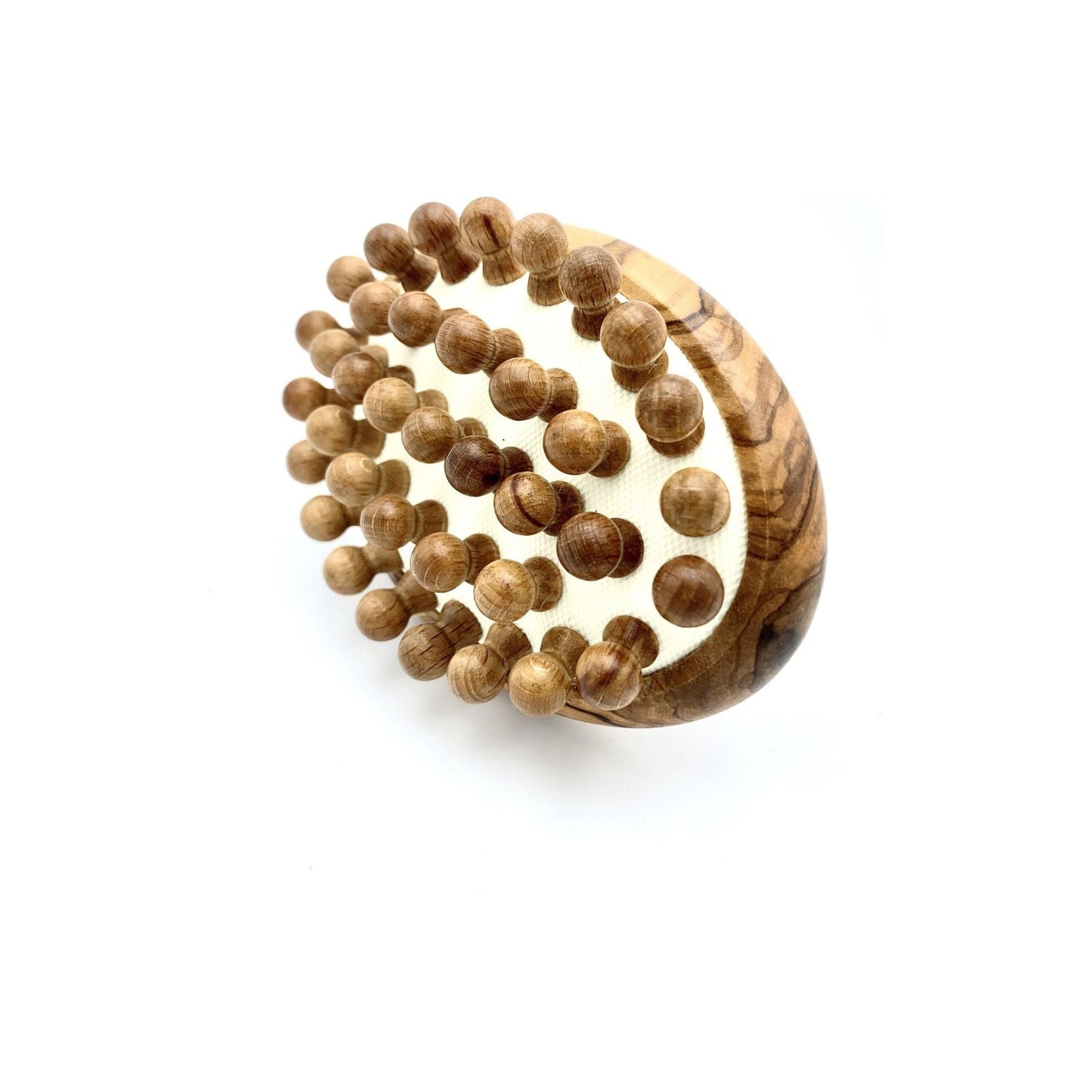 Dural Massage Brush Olive Wood Wooden Knobbles Massage Brush Pasteur Pharmacy