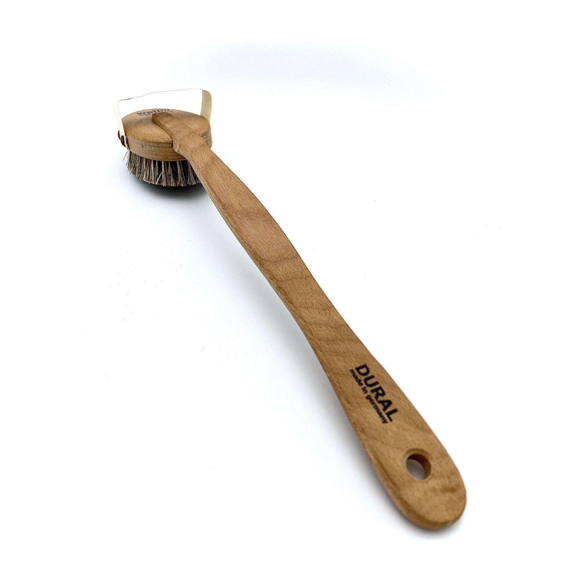 Dural Bath Brush Horse hair Sisal Bristles Steamed Beech Wood Bath Brush Pasteur Pharmacy