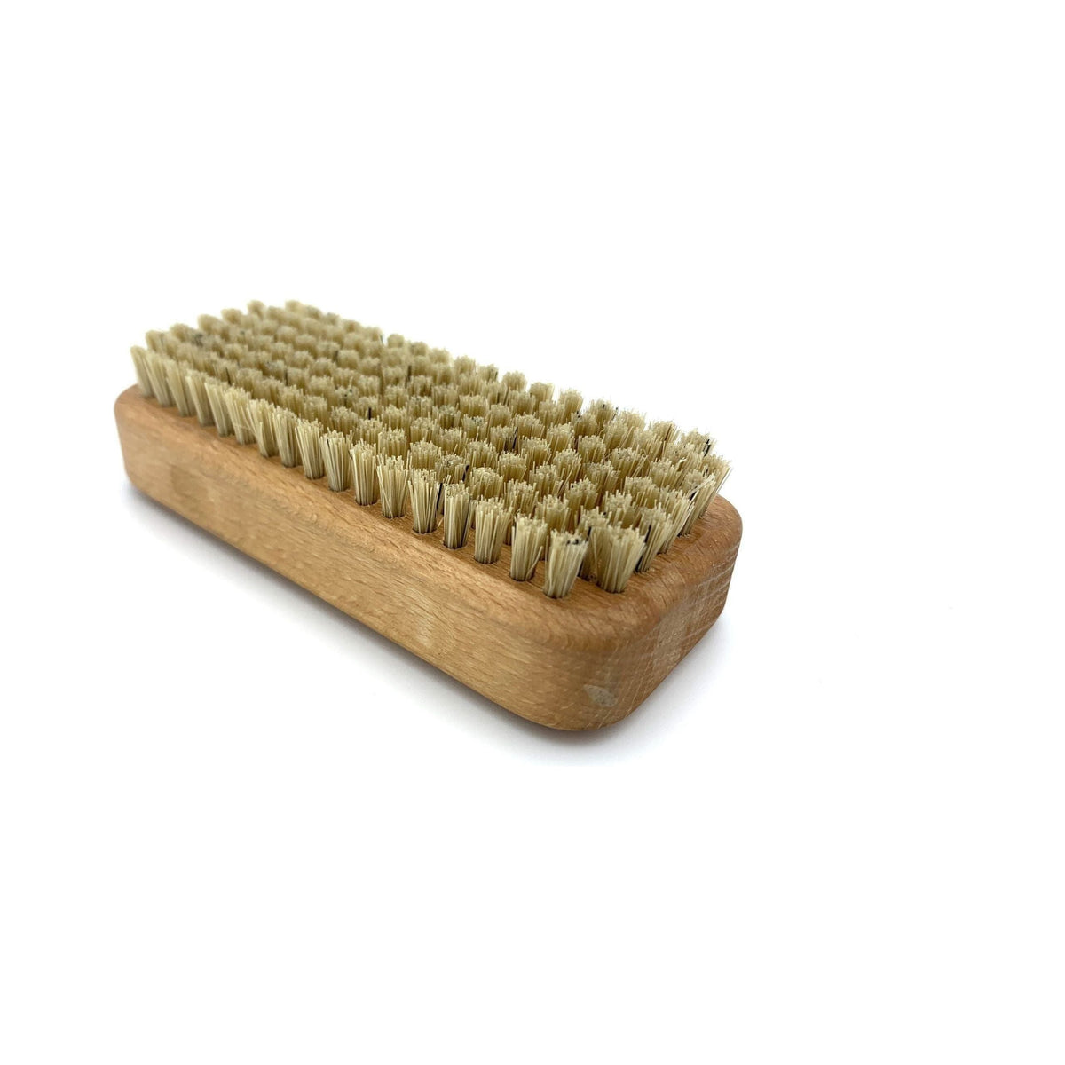 Cepillo Dural para Manos y Uñas, Cerdas Naturales Puras Ligeras, Cortas y Extra Rígidas, Madera de Haya