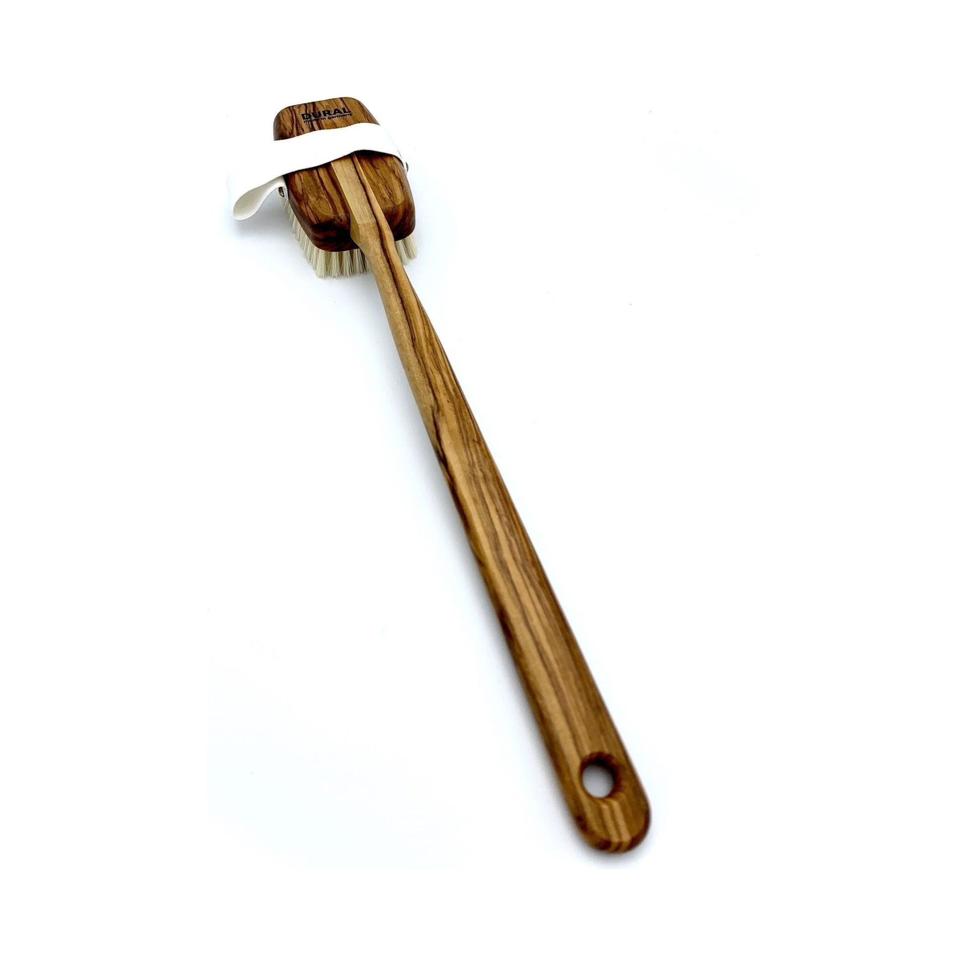 Dural Bath & Massage Brush Light Natural Bristles Olive Wood Bath & Massage Brush Pasteur Pharmacy