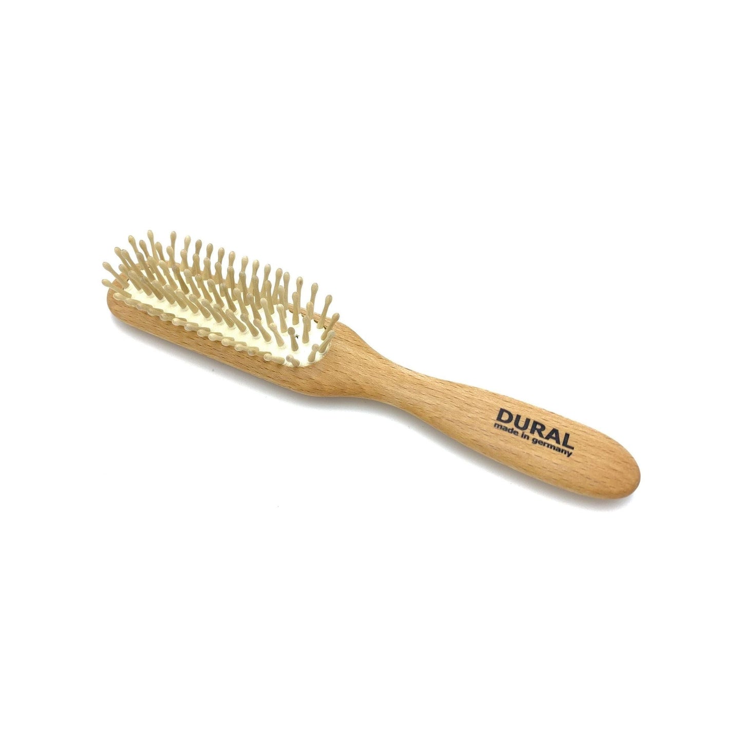 Dural Hair Brush For Styling & Care Rubber Cushion with Wooden Pins Beech Wood Hair Brush Pasteur Pharmacy
