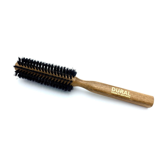 Cepillo redondo para el cabello Dural con cerdas de jabalí y madera de playa