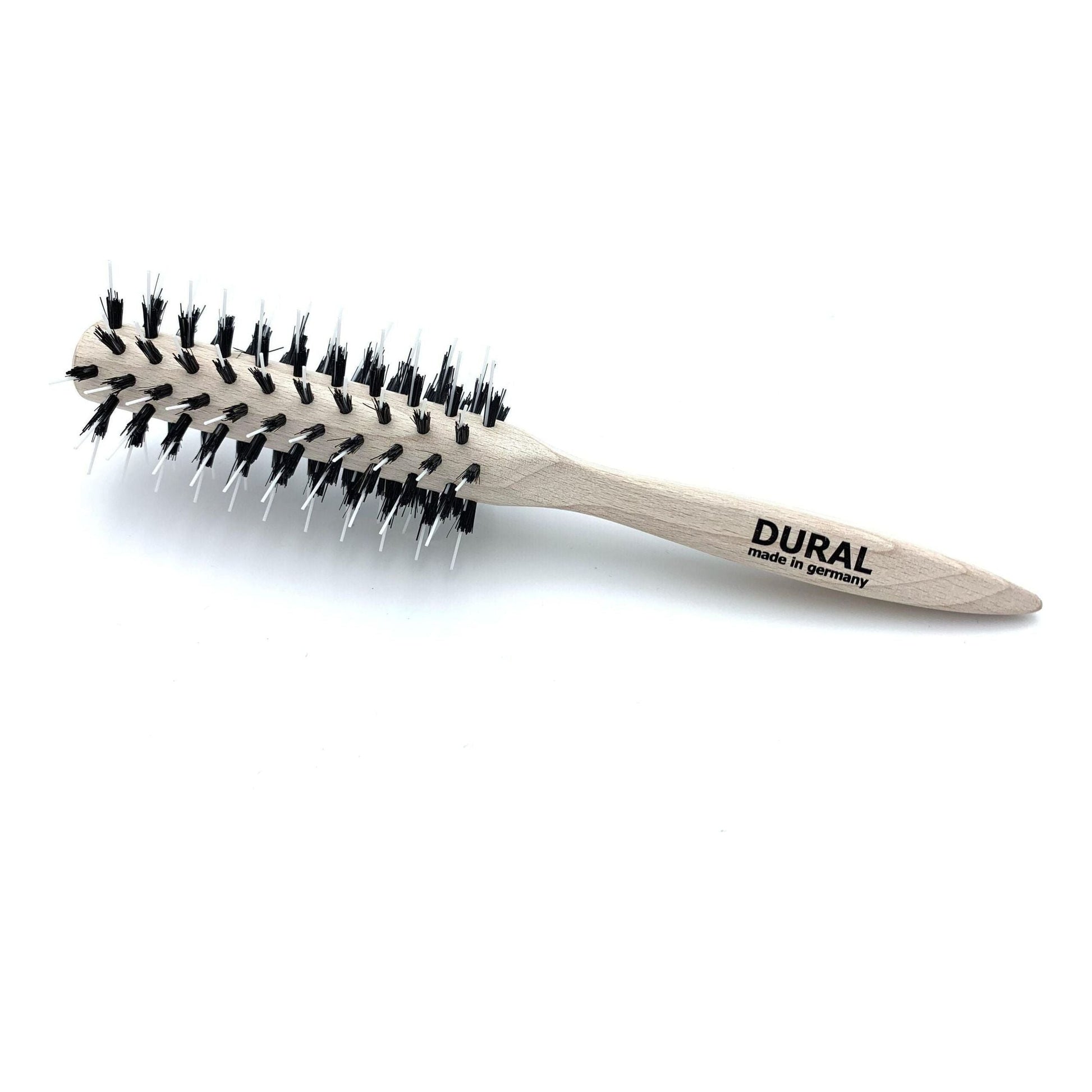 Dural Pin Styler hair Brush for Styling & Care Boar Bristler & White Nylon pin beech Wood Hair Brush Pasteur Pharmacy