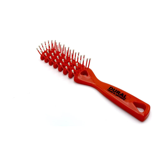 Brosse à cheveux Dural pour le coiffage et le soin, picots en nylon avec embouts sphériques