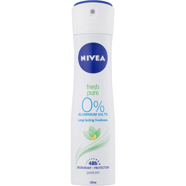 Nivea Fresh and Pure Womens Deodorant Spray 150ml Deodorant Spray Pasteur Pharmacy