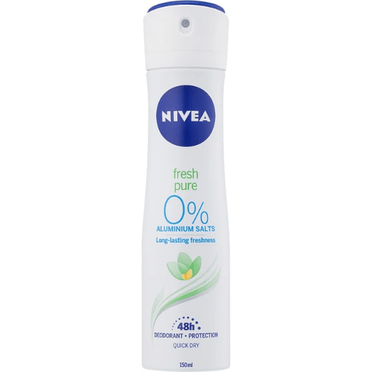 Nivea Fresh and Pure Womens Deodorant Spray 150ml Deodorant Spray Pasteur Pharmacy