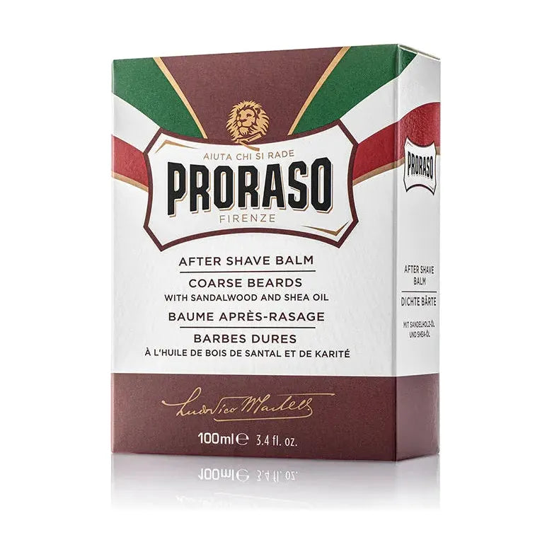 Proraso After Shave Balm Sandalwood & Shea Oil 3.4 Oz After Shave Balm Pasteur Pharmacy