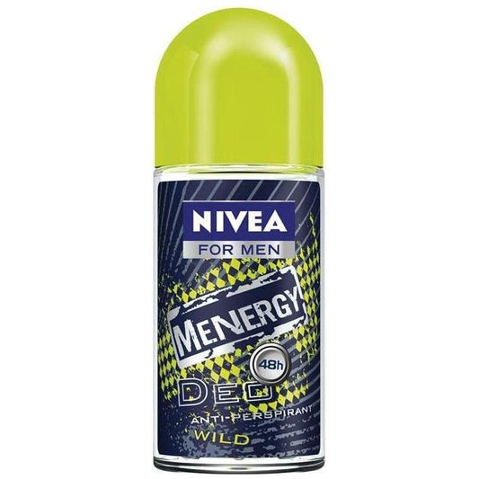 Nivea Deo Roll On Menergy Wild Men 50ml Deodorant Pasteur Pharmacy