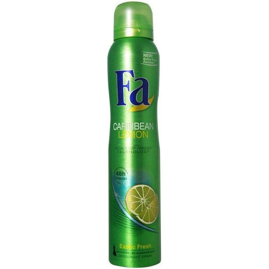 Fa Deodorant Spray Caribbean Lemon 6.75 Oz Personal Care Pasteur Pharmacy